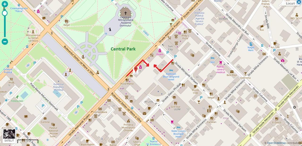 Ultra Central Park Apartments 基希讷乌 外观 照片